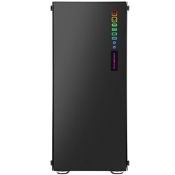 ABKONCORE Ramesses 320 RGB fekete ablakos (Táp nélküli) számítógép ház