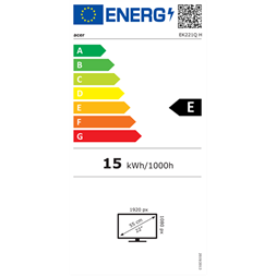 ACER 21,5" EK221QHbi FHD VA 100Hz HDMI/VGA fekete LED monitor