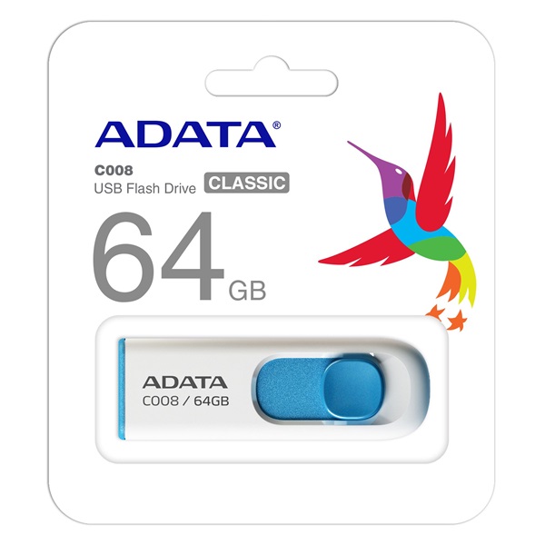 ADATA 32GB USB2.0 Fehér (AC008-32G-RWE) Flash Drive