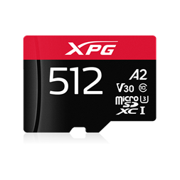 ADATA XPG 512GB SD micro XPG (SDXC Class 10 UHS-I) (AUSDX512GUI3XPGA2-R) gamer memóriakártya