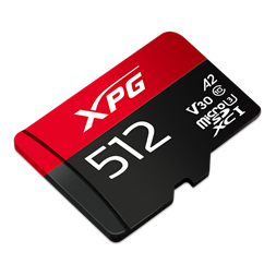 ADATA XPG 512GB SD micro XPG (SDXC Class 10 UHS-I) (AUSDX512GUI3XPGA2-R) gamer memóriakártya