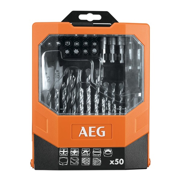 AEG AAKDD50 50 db-os fúrócsavarozó szett