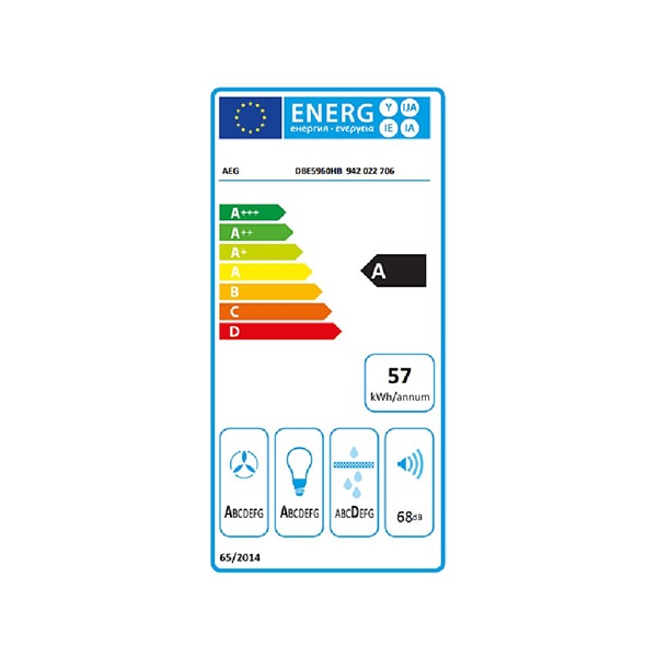 AEG DBE5960HB kürtős páraelszívó