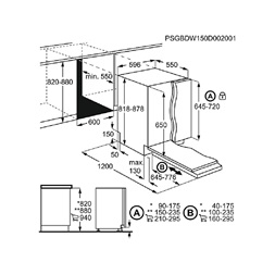 AEG FSB53907Z beépíthető mosogatógép