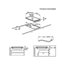 AEG HRB32310CB beépíthető kerámia főzőlap