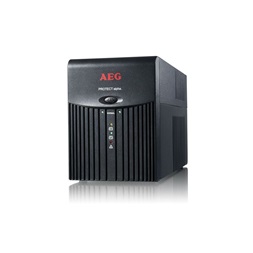 AEG Protect Alpha 1200VA 6xIEC C13 VI line interaktív szünetmentes tápegység C13-Schuko adapterrel