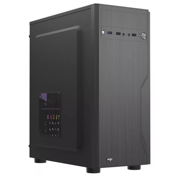 AIGO B350 fekete (táp nélküli) ATX ház