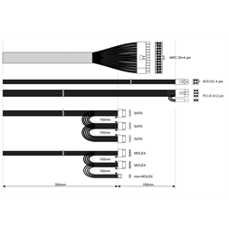 AKYGA AK-B1-550 12cm 550W tápegység