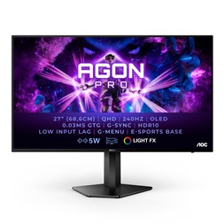 AOC 27" AG276QZDWLED QHD HDMI/DP/USB monitor