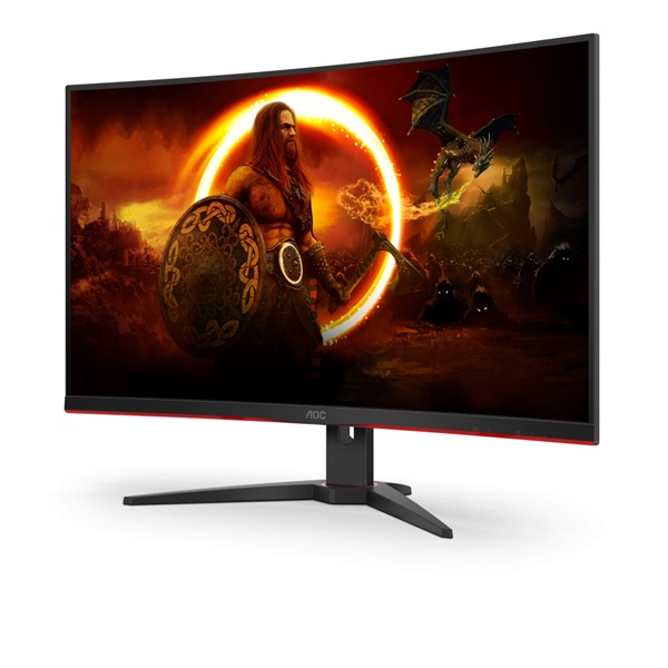 AOC 32" C32G2ZE/BK FHD VA 240Hz ívelt kijelzős gamer monitor