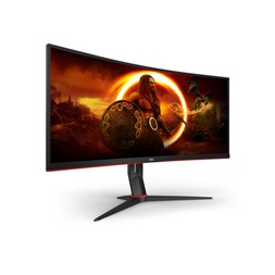 AOC 34" CU34G2X/BK UWQHD 144Hz VA HDMI/DP/USB ívelt gamer monitor