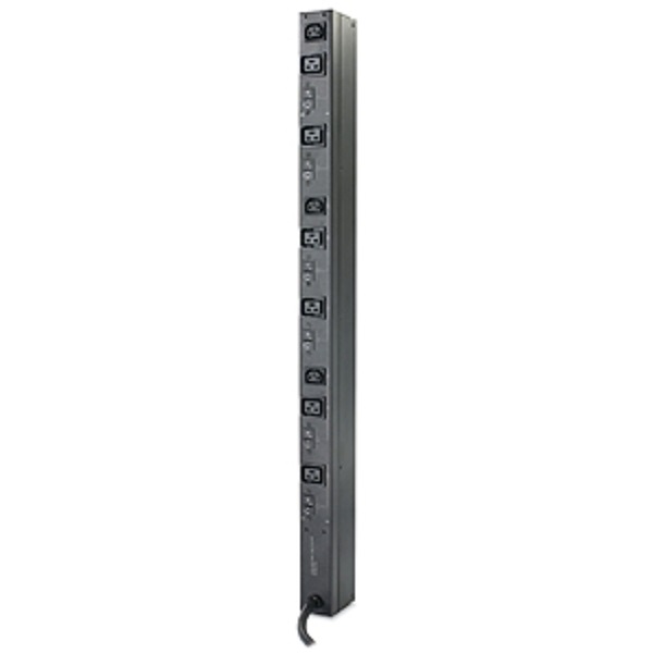 APC AP7555A Rack PDU, Basic, 0U, 22kW, 230V, (6)C19 & (3)C13, High Temp