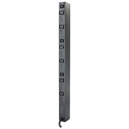 APC AP7555A Rack PDU, Basic, 0U, 22kW, 230V, (6)C19 & (3)C13, High Temp