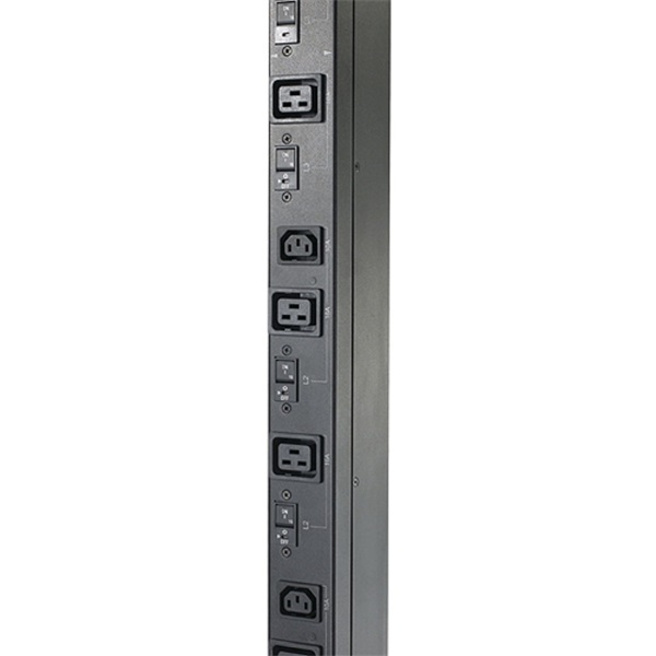 APC AP7555A Rack PDU, Basic, 0U, 22kW, 230V, (6)C19 & (3)C13, High Temp