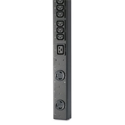 APC AP7599 Rack PDU, Basic, 0U, 14.4kW, 208V, (24)C13, (4)C19, (2)L6-30R, 10`