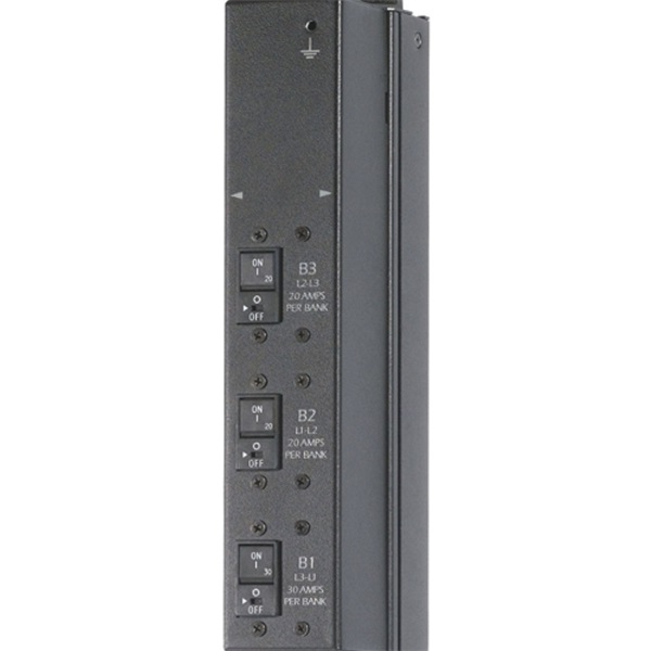 APC AP7599 Rack PDU, Basic, 0U, 14.4kW, 208V, (24)C13, (4)C19, (2)L6-30R, 10`