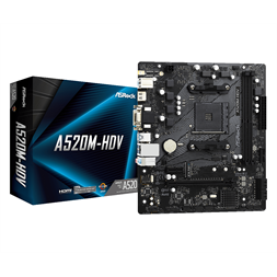 ASRock A520M-HDV AMD A520 SocketAM4 mATX alaplap