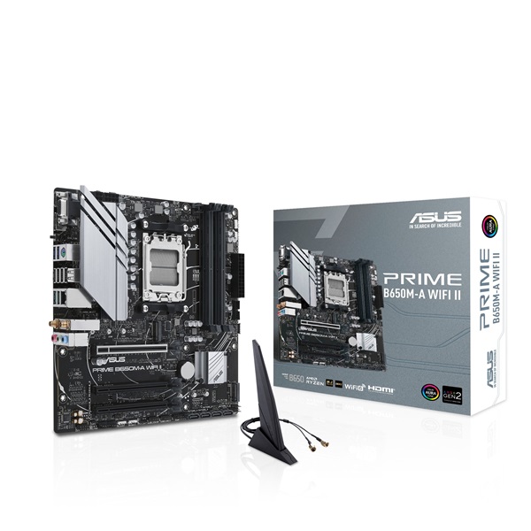 ASUS 90MB1EG0-M0EAY0 PRIME B650M-A WIFI II AMD B650 mATX AM5 alaplap