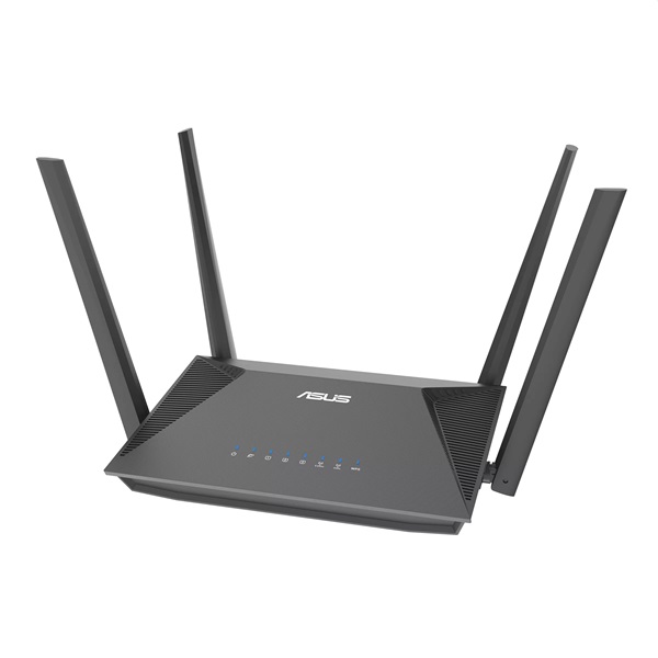 ASUS RT-AX52 (AX1800) 574+1201Mbps fekete vezeték nélküli router