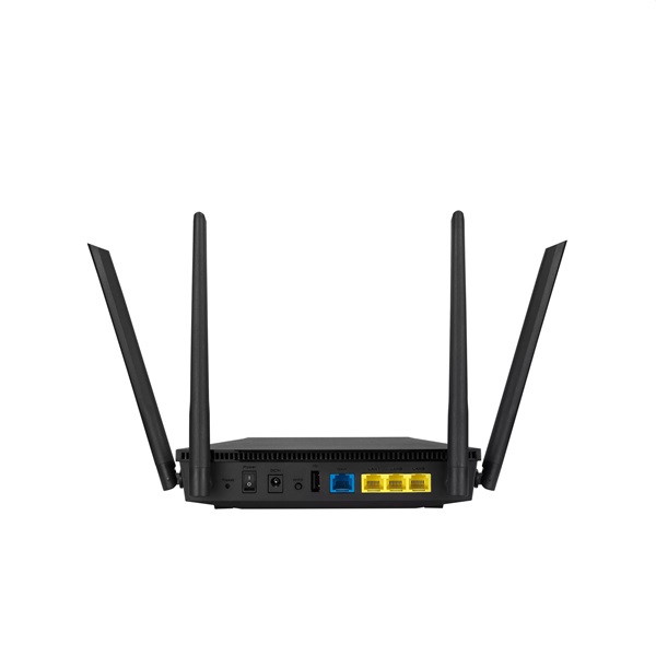 ASUS RT-AX53U (AX1800) 574+1201Mbps fekete vezeték nélküli router