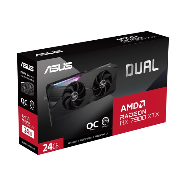 ASUS DUAL-RX7900XTX-O24G AMD 24GB GDDR6 256bit PCI-E videokártya