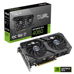 ASUS GeForce RTX 4060 Dual OC Evo nVidia 8GB GDDR6 128bit PCIe videókártya