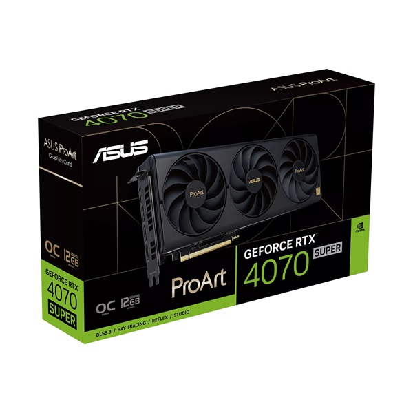 ASUS GeForce RTX 4070 SUPER ProArt OC nVidia 12GB GDDR6X 192bit PCIe videókártya