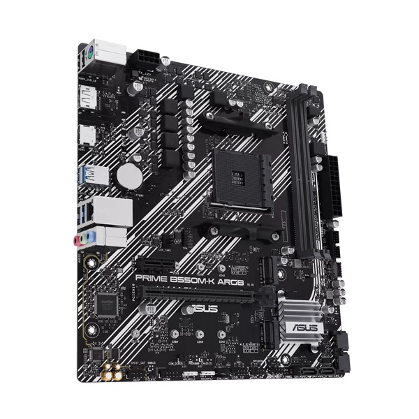 ASUS PRIME B550M-K ARGB AMD B550 SocketAM4 mATX alaplap