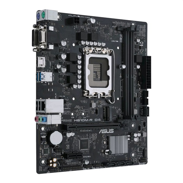 ASUS PRIME H610M-R D4 Intel H610 LGA1700 mATX alaplap