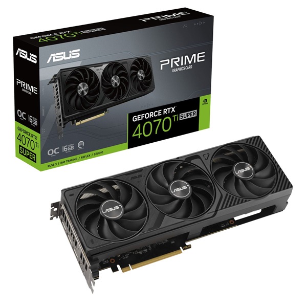 ASUS PRIME RTX 4070 TI SUPER OC 16GB GAMING GDDR6X PCIe videókártya