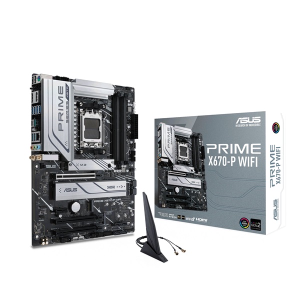 ASUS PRIME X670-P WIFI AMD X670 AM5 ATX alaplap