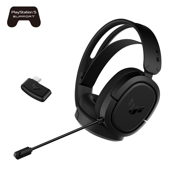 ASUS TUF GAMING H1 Wireless fekete gamer headset