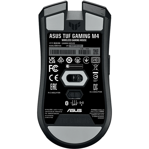 ASUS TUF Gaming M4 Wireless gamer egér