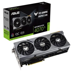 ASUS TUF-RTX4070TI-O12G-GAMING nVidia 12GB GDDR6X 192bit PCIe videókártya