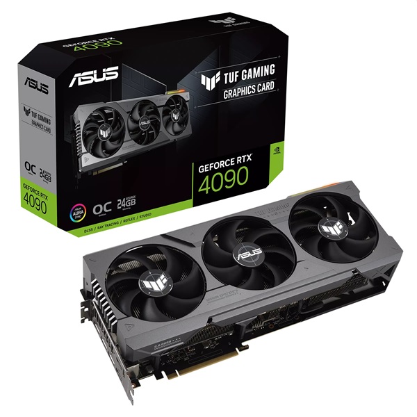 ASUS TUF-RTX4090-O24G-GAMING nVidia 24GB GDDR6X 384bit PCIe videókártya