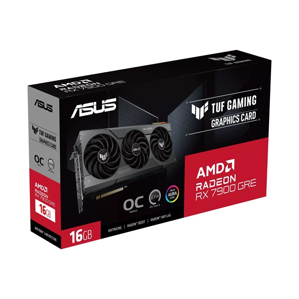 ASUS TUF RX 7900 GRE O16G GAMING AMD 16GB GDDR6 256bit PCI-E videokártya