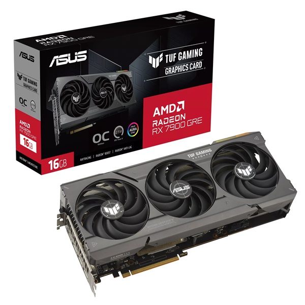 ASUS TUF RX 7900 GRE O16G GAMING AMD 16GB GDDR6 256bit PCI-E videokártya