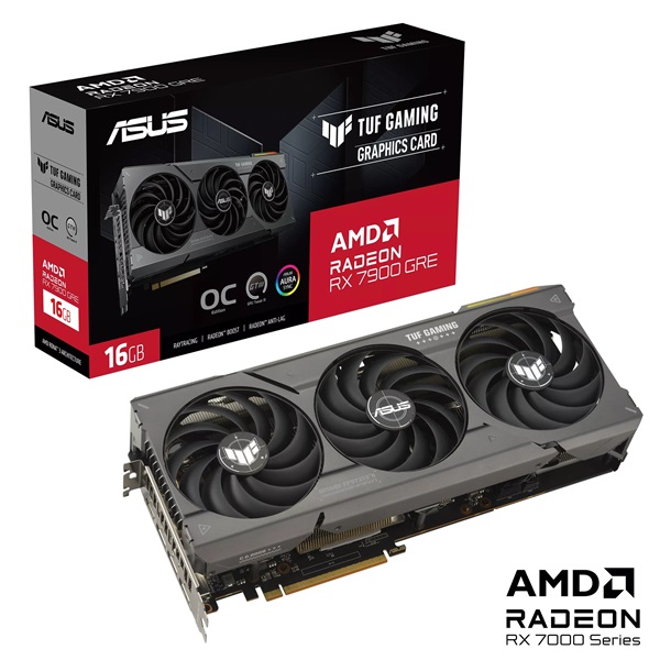 ASUS TUF RX 7900 GRE O16G GAMING AMD 16GB GDDR6 256bit PCI-E videokártya