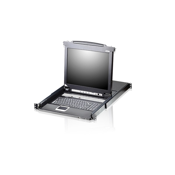 ATEN CL5708M-ATA-AG LCD 17" KVM Konzol  + 8PC Switch