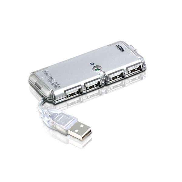 ATEN UH275Z-AT-G 4 portos mini fehér USB 2.0 HUB