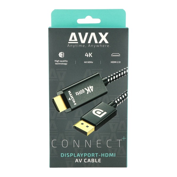 AVAX AV601 2m Displayport-HDMI 2.0 4K/60Hz AV kábel