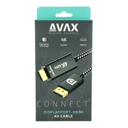 AVAX AV601 2m Displayport-HDMI 2.0 4K/60Hz AV kábel