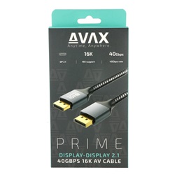 AVAX AV901 PRIME 2m Display-Display 2.1/40Gbps 16K/60Hz AV kábel