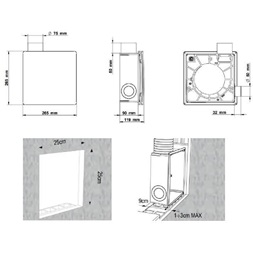 Aerauliqa QXD-80 szellőztető ventilátor