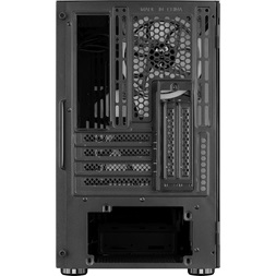 Aerocool Atomic v1 fekete (táp nélküli) ablakos mATX ház