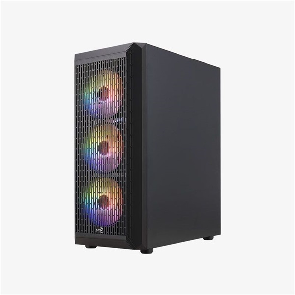 Aerocool Beam v2 FRGB fekete (táp nélküli) ablakos ATX ház