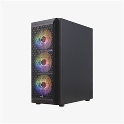 Aerocool Beam v2 FRGB fekete (táp nélküli) ablakos ATX ház