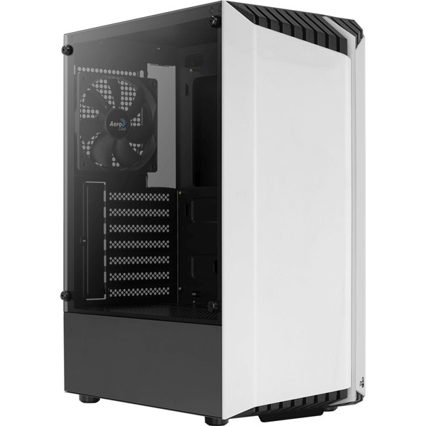 Aerocool Bionic v1 fekete/fehér (táp nélküli) ablakos ATX ház