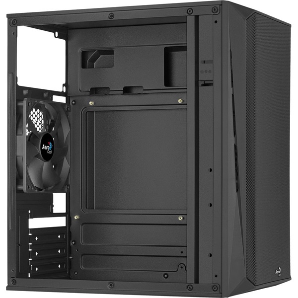 Aerocool CS-107 Mesh fekete (táp nélküli) ablakos mATX ház