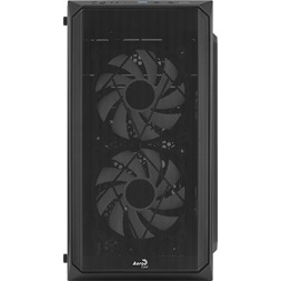 Aerocool CS-107 Mesh FRGB fekete (táp nélküli) ablakos mATX ház